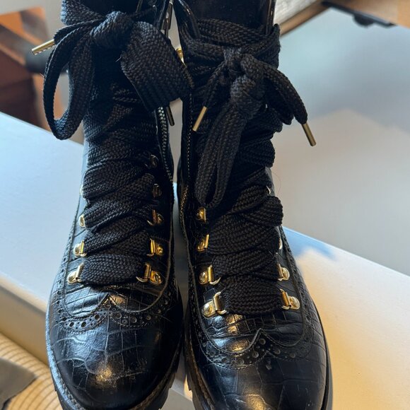 The Office of Angela Scott Mr. Bernard Croc Embossed Boots - Picture 5 of 8